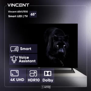 تلویزیون هوشمند 65 اینچ وينسنت مدل 65VU7510
